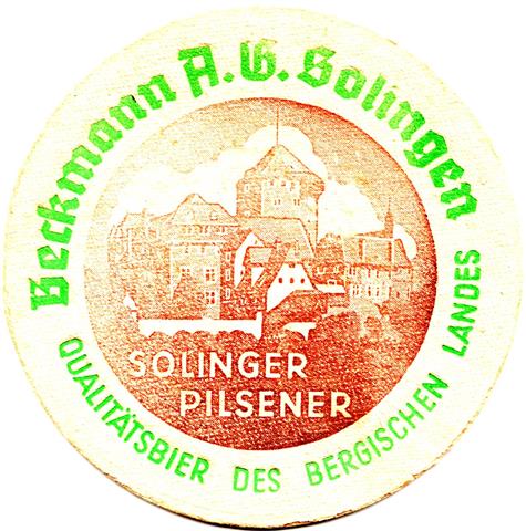 solingen sg-nw beckmann beck rund 1a (215-pilsener-grnbraun) 